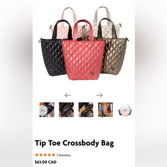 Tip Top Crossbody Bag - Poppy Red - Picture 4 of 5